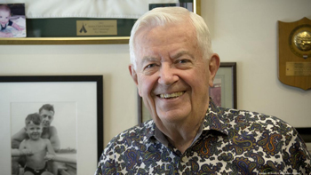 Bill Cummings in his office