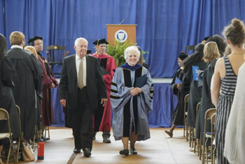 Bill Cummings at Emmanuel Convocation